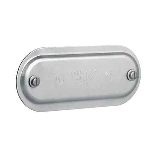 Tapa de Aluminio para Condulet Ovalada de 1".