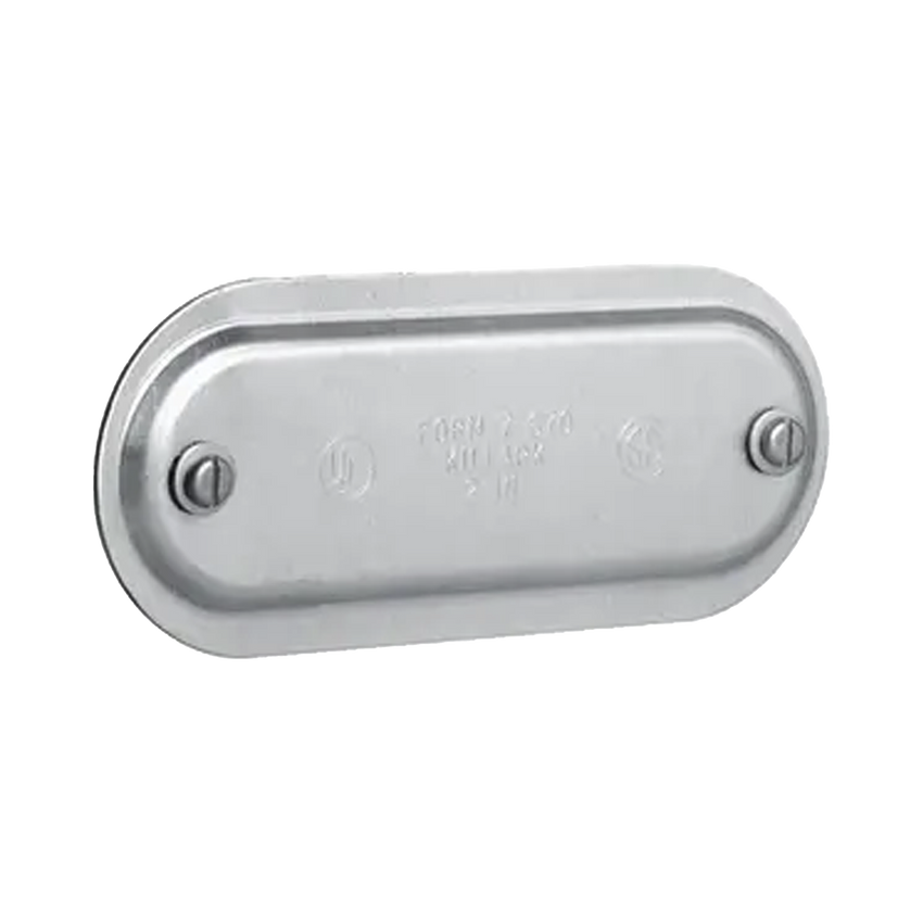 Tapa de Aluminio para Condulet Ovalada de 1".