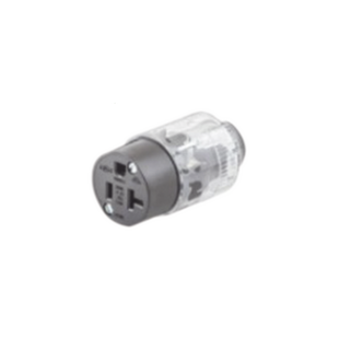 Conector Iluminado 20 A 125 V CA 2 Polos 3 Hilos (Nema 5-20R).