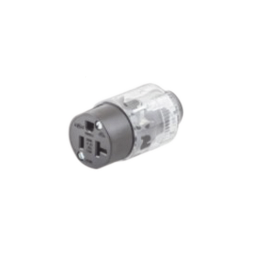 Conector Iluminado 20 A 125 V CA 2 Polos 3 Hilos (Nema 5-20R).