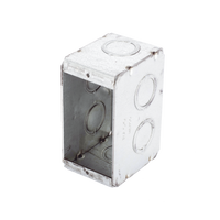 Caja (Chalupa) Multigang de 1 Gang/ Profundidad de 2-1/2 Pulgadas (6.35 cm)/ 8 TKO (1/2 y 3/4).