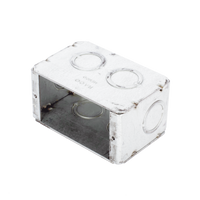 Caja (Chalupa) Multigang de 1 Gang/ Profundidad de 2-1/2 Pulgadas (6.35 cm)/ 8 TKO (1/2 y 3/4).