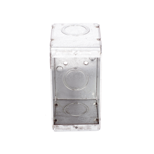 Caja (Chalupa )  Multigang de 1 Gang/ Profundidad de  2-1/2"/ 8 TKO (1/2" y 3/4").