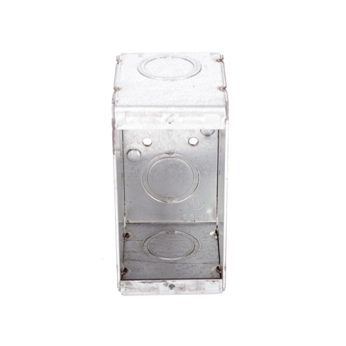 Caja (Chalupa )  Multigang de 1 Gang/ Profundidad de  2-1/2"/ 8 TKO (1/2" y 3/4").