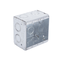 Caja Multigang de 2 Gangs/ Profundidad de 2-1/2 Pulgadas (6.35 cm)/ 12 Entradas de 1/2 - 3/4 Pulgadas (1.27 - 1.91 cm)