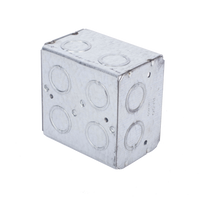 Caja Multigang de 2 Gangs/ Profundidad de 2-1/2 Pulgadas (6.35 cm)/ 12 Entradas de 1/2 - 3/4 Pulgadas (1.27 - 1.91 cm)