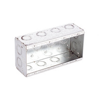 Caja Multigang de 4 Gangs,/ Profundidad de 2-1/2"/ 20 TKO (1/2"- 3/4").