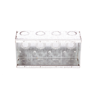 Caja Multigang de 4 Gangs,/ Profundidad de 2-1/2"/ 20 TKO (1/2"- 3/4").