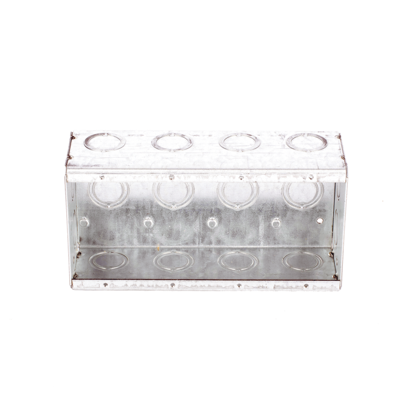 Caja Multigang de 4 Gangs,/ Profundidad de 2-1/2"/ 20 TKO (1/2"- 3/4").