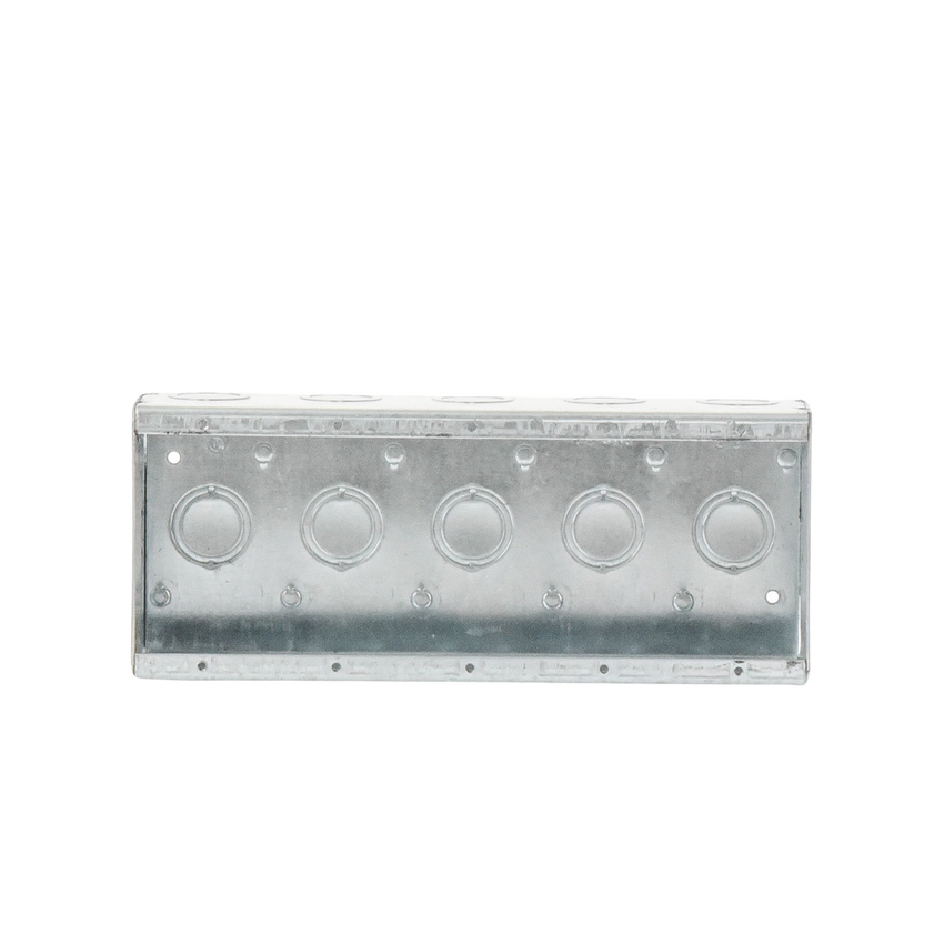 Caja Multigang de 5 Gang / Profundidad 2 1/2" / 19 Entradas 1/2"-3/4".