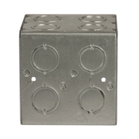 Caja Multigang de 2 Gangs/ Profundidad de 3-1/2/ 16 Entradas de 1/2 - 3/4