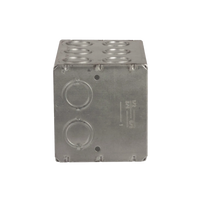 Caja Multigang de 3 Gangs/ Profundidad de 3-1/2 Pulgadas (8.89 cm)/ 19 Entradas de 1/2 - 3/4 Pulgadas (1.27 - 1.91 cm)