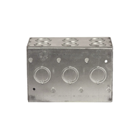 Caja Multigang de 3 Gangs/ Profundidad de 3-1/2 Pulgadas (8.89 cm)/ 19 Entradas de 1/2 - 3/4 Pulgadas (1.27 - 1.91 cm)