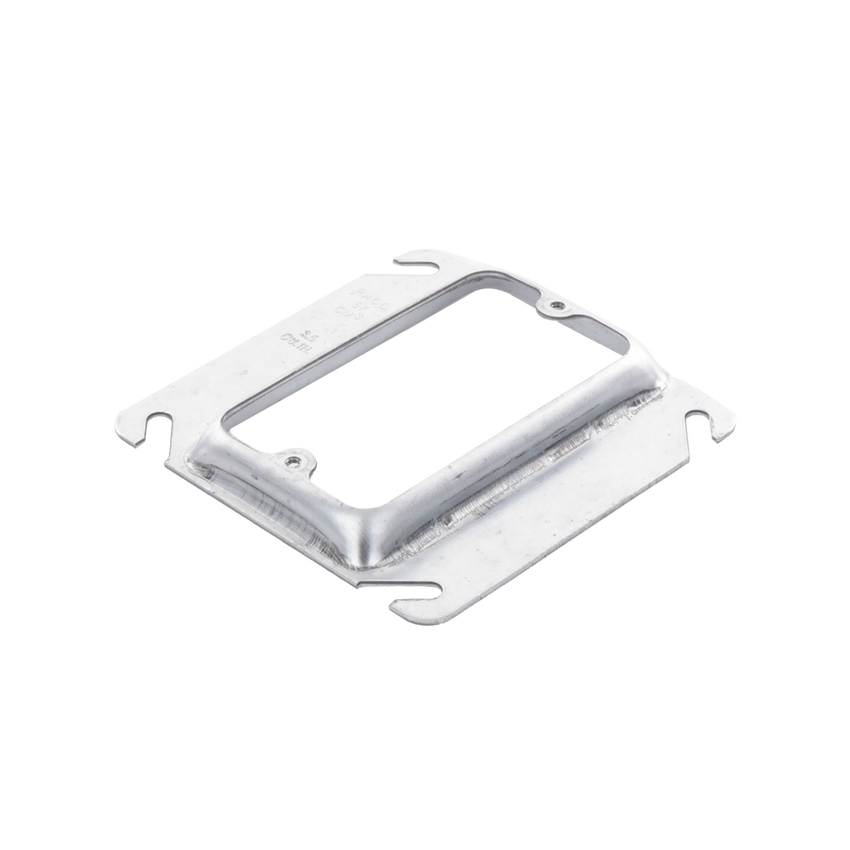 Sobretapa Cuadrada Galvanizada  de 4", realce de 1/2".