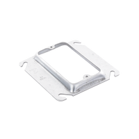 Sobretapa Cuadrada Galvanizada  de 4", realce de 1/2".