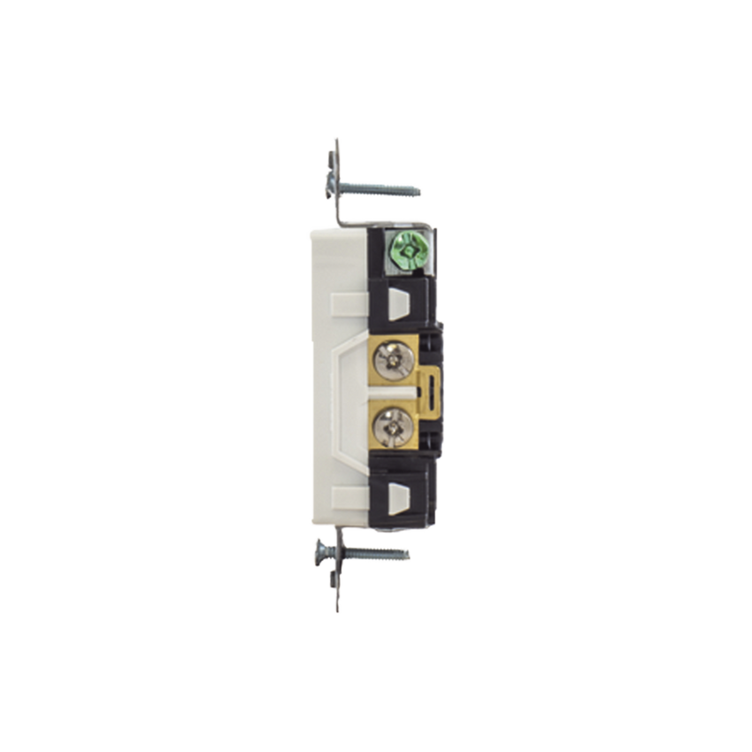 Contacto Duplex Decorador 20 A 125V /  Resistente a manipulaciones / 2 Polos 3 Hilos/ Nema 5-20 R / Color Blanco / Grado Industrial.