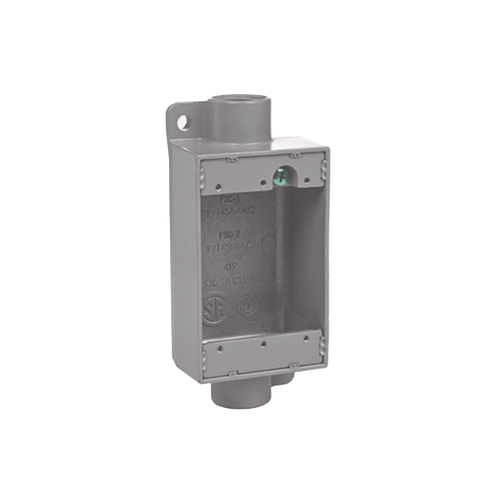 Caja Rectangular Tipo FSC de Aluminio libre de Cobre de  1/2".