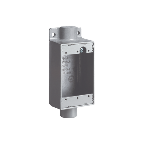 Caja Rectangular Tipo FSC de Aluminio libre de Cobre de 3/4".