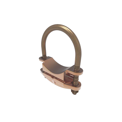 Conector Mecánico para Cable Calibre 4 a 2/0 AWG / Paralelo o 90° Grados a Tubo de 1 1/4" o Varilla  de 1 3/8" - 1 1/2".