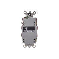 Contacto de Auto-verificación GFCI de 15 A 125 V 2 Polos/  Resistente a Manipulaciones y Intemperie / Color Rojo / Nema 5-15R / Grado Industrial.