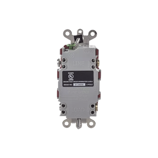 Contacto de Auto-verificación GFCI de 15 A 125 V 2 Polos/  Resistente a Manipulaciones y Intemperie / Color Rojo / Nema 5-15R / Grado Industrial.