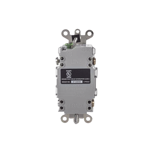 Contacto GFCI 20 A 125 V / Resistente a Intemperie / A prueba de manipulaciones / Color Blanco (Nema 5-20R) / Grado Industrial.