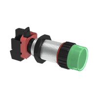 Luz Piloto Verde con Portalámparas 24 V AC/CD / Longitud 40 mm / 3/4 NPSM.