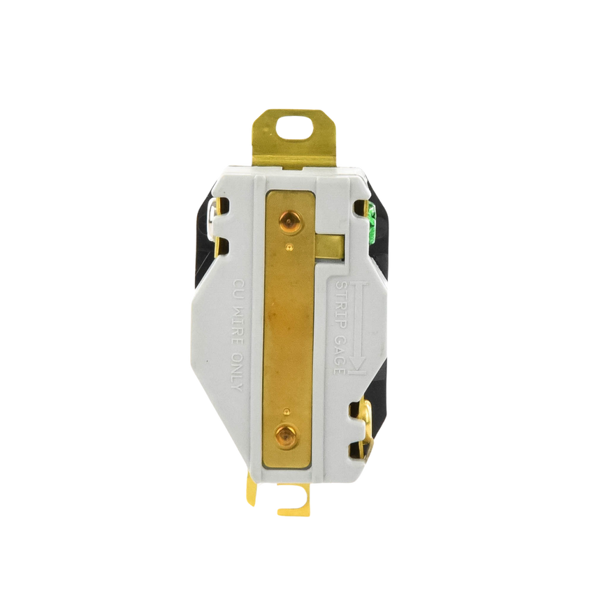 Recept�culo de Media Vuelta Industrial 30 A 125 V CA 2 Polos 3 Hilos (Nema L5-30R) Color Negro