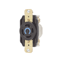 Receptáculo con Bloqueo de Media Vuelta Industrial 30 A 250 V CA / 3 Polos 4 Hilos / Nema L15-30R.