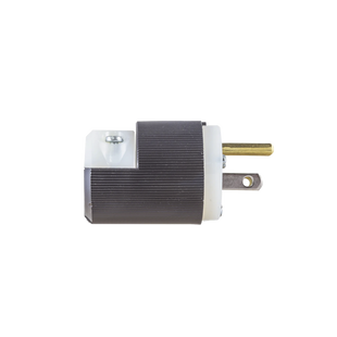 Clavija Entrada Recta/ 15A 125V/ 2 Polos 3 Hilos/ Nema 5-15P/ Grado Industrial- Comercial.