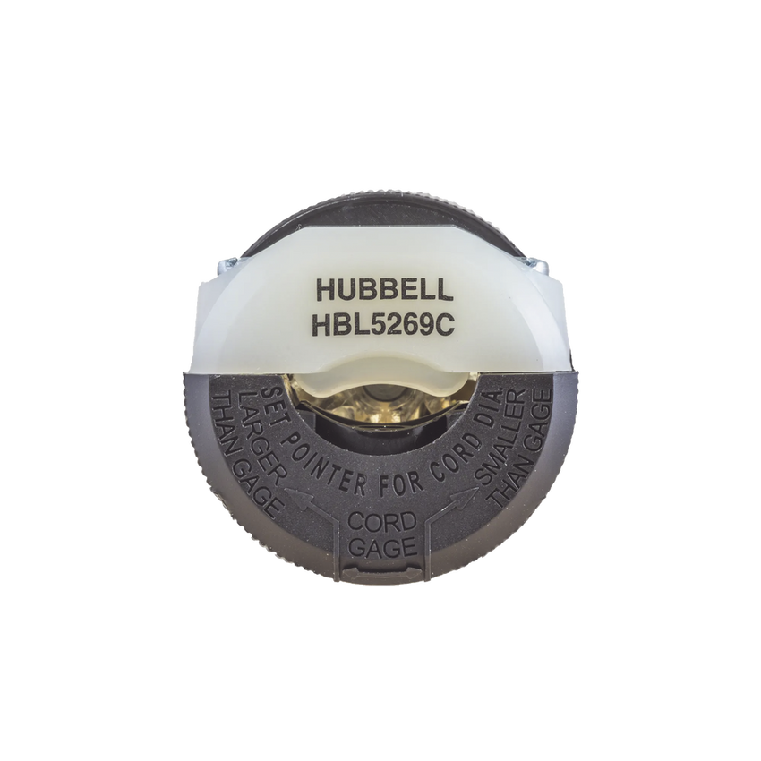 Conector Entrada Recta/ 15A 125V/ 2 Polos 3 Hilos/ Nema 5-15R/ Grado Industrial- Comercial.