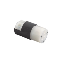Conector Entrada Recta/ 15A 125V/ 2 Polos 3 Hilos/ Nema 5-15R/ Grado Industrial- Comercial.