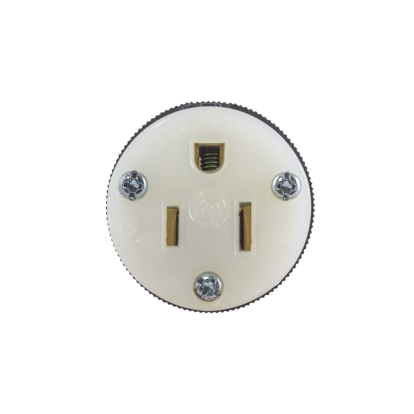 Conector Entrada Recta/ 15A 125V/ 2 Polos 3 Hilos/ Nema 5-15R/ Grado Industrial- Comercial.