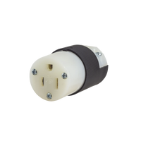 Conector Entrada Recta/ 15A 125V/ 2 Polos 3 Hilos/ Nema 5-15R/ Grado Industrial- Comercial.