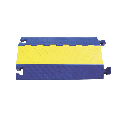 Gestión de cableado Kellems / Truk Trak de 2 canales / Color Azul y Amarillo.