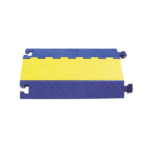 Gestión de cableado Kellems / Truk Trak de 3 canales / Color Azul y Amarillo.