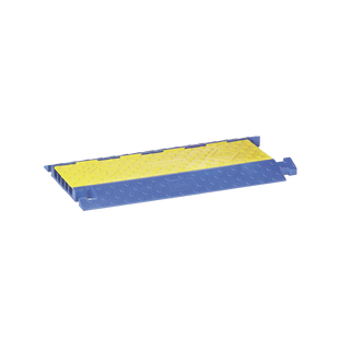 Protector para Cables de 5 Canales Truk Trak / Dimensiones 914 x 508 x 58.6 mm (35.98 x 20 x 2.31 Pulgadas) / Color Azul y Amarillo.