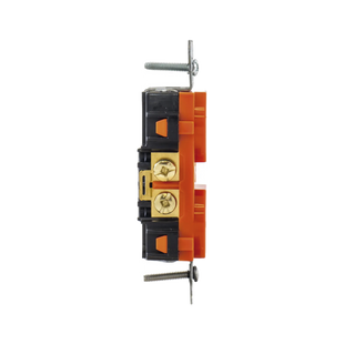 Contacto Dúplex Conexión a Tierra Aislada/ 20 A 125 V/ 2 polos 3 Hilos/ Color naranja/ Nema 5- 20R/ Grado Comercial.