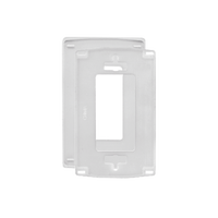 Tapa para Contacto Rectangular/ Tornillos no visibles / Color Blanco.