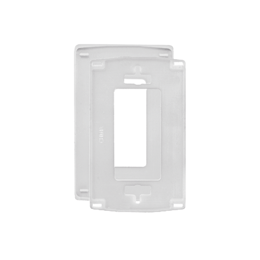 Tapa para Contacto Rectangular/ Tornillos no visibles / Color Blanco.