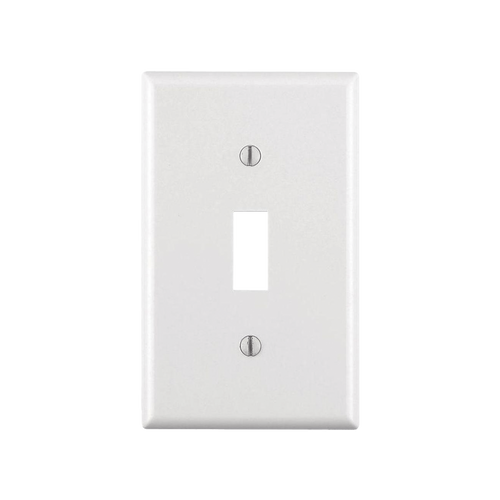 Placa para Interruptor de Palanca / Color Blanco.