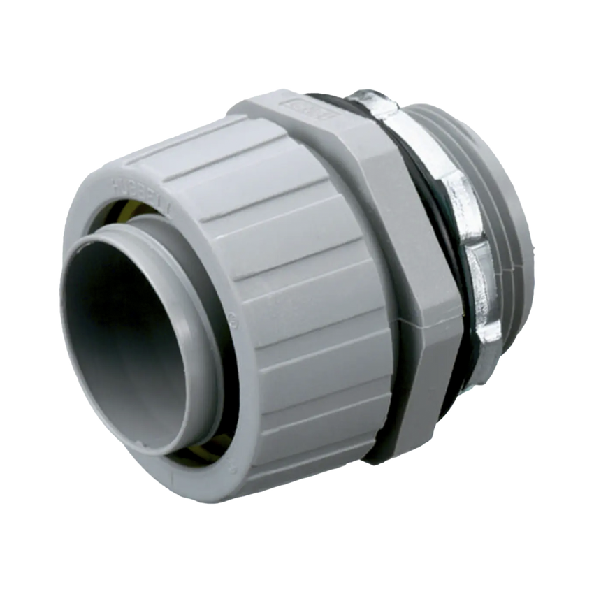 Conector Recto de Nylon de 2" para Tubería Liquidtight Polytuff.