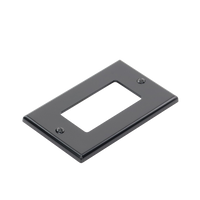 Tapa para Contacto Dúplex Color Negro.