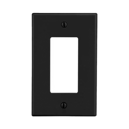 Tapa para Contacto Dúplex Color Negro.