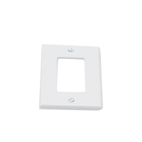 Tapa para Contacto Rectangular Color Blanco.