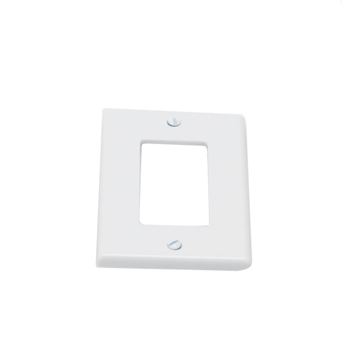 Tapa para Contacto Rectangular Color Blanco.