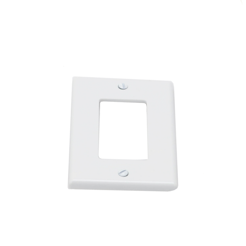 Tapa para Contacto Rectangular Color Blanco.