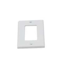 Tapa para Contacto Rectangular Color Blanco.