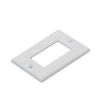 Tapa para Contacto Rectangular Color Blanco.