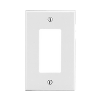 Tapa para Contacto Rectangular Color Blanco.